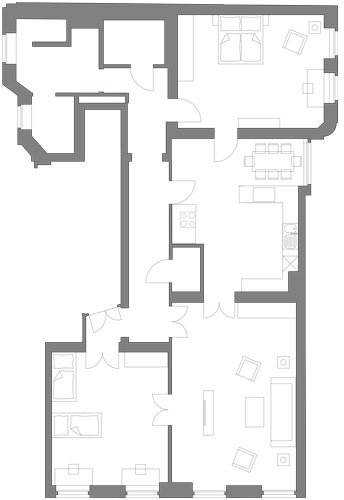 Wohnungsgrundriss